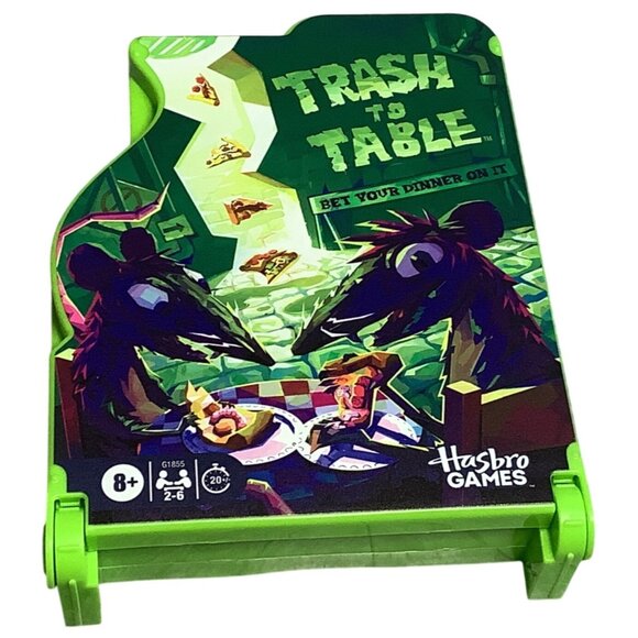 Trash To Table Bet Your \dinner On It  Board Game Kids Ages 8+ Hasbro Games - Picture 1 of 5